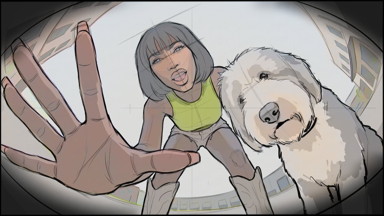 Music Video - Choreography - storyboard frame 8 by Dakota Warren